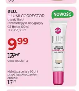 Jawa Drogerie Trwały fluid rozświetlająco-korygujący Illumi Corrector 02 Beige Bell oferta