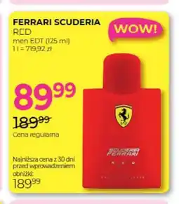 Jawa Drogerie Woda toaletowa Red Ferrari Scuderia oferta