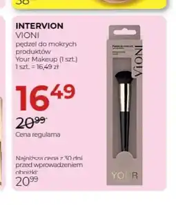 Jawa Drogerie Pędzel do mokrych produktów Vioni Your Makeup Intervion oferta