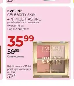 Jawa Drogerie Paleta do konturowania twarzy Celebrity Skin 4in1 Multitasking Eveline oferta