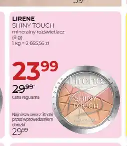 Jawa Drogerie Mineralny rozświetlacz Shiny Touch Lirene oferta