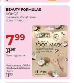 Jawa Drogerie Maska do stóp Kokos Beauty Formulas oferta