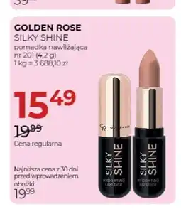 Jawa Drogerie Pomadka nawilżająca Silky Shine nr 201 Golden Rose oferta