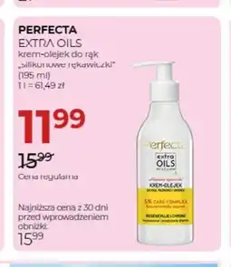 Jawa Drogerie Krem-olejek do rąk silikonowe rękawiczki Extra Oils Perfecta oferta