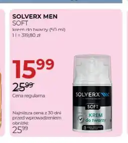 Jawa Drogerie Krem do twarzy Soft Solverx Men oferta