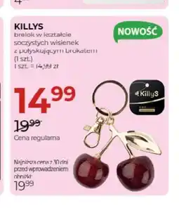 Jawa Drogerie Brelok w kształcie soczystych wisienek z połyskującym brokatem KillyS oferta