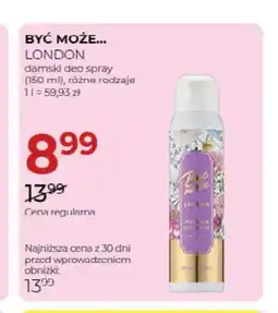 Jawa Drogerie Deo spray damski London Być Może oferta