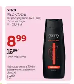 Jawa Drogerie Żel pod prysznic Red Code STR8 oferta