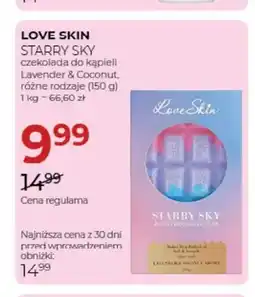 Jawa Drogerie Czekolada do kąpieli Starry Sky Lavender & Coconut Love Skin oferta