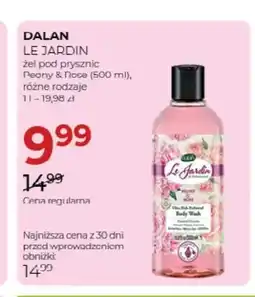 Jawa Drogerie Żel pod prysznic Le Jardin Peony & Rose Dalan oferta