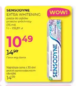 Jawa Drogerie Pasta do zębów przeciw próchnicy Sensodyne Extra Whitening oferta
