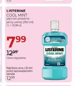 Jawa Drogerie Płyn do płukania jamy ustnej Listerine Cool Mint oferta