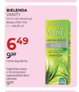 Jawa Drogerie Krem do depilacji Vanity Aloes Bielenda oferta