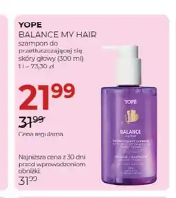 Jawa Drogerie Szampon do przetłuszczającej się skóry głowy Yope Balance My Hair oferta