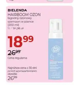 Jawa Drogerie Łagodny ozonowy szampon w piance Bielenda Hairboom Ozon oferta