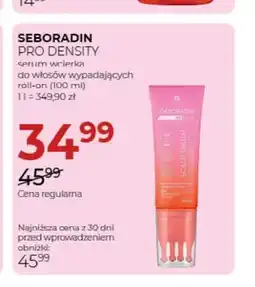 Jawa Drogerie Serum wcierka do włosów wypadających roll-on Seboradin Pro Density oferta