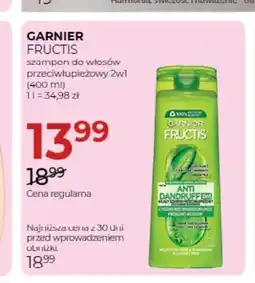 Jawa Drogerie Szampon do włosów przeciwłupieżowy 2w1 Garnier Fructis oferta
