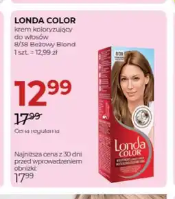 Jawa Drogerie Krem koloryzujący do włosów 8/38 Beżowy Blond Londa Color oferta