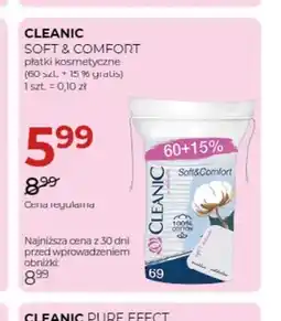 Jawa Drogerie Płatki kosmetyczne Cleanic Soft & Comfort oferta