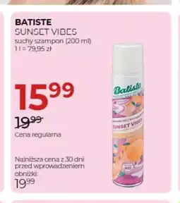 Jawa Drogerie Suchy szampon Sunset Vibes Batiste oferta