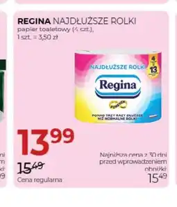 Jawa Drogerie Papier toaletowy Regina Najdłuższe Rolki 4-pak oferta