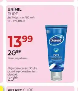 Jawa Drogerie Żel intymny Unimil Pure oferta