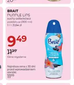 Jawa Drogerie Suchy odświeżacz powietrza Purple Lips Brait oferta
