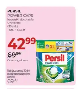 Jawa Drogerie Kapsułki do prania Power Caps Universal Persil oferta