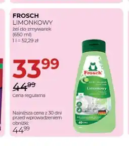 Jawa Drogerie Żel do zmywarek Limonkowy Frosch oferta
