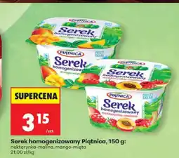 Biedronka Serek homogenizowany mango-mięta Piątnica oferta