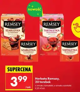 Biedronka Herbata Remsey o smaku tartaletki oferta