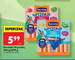Biedronka Parówki Gryzzale z piersią z kurczaka Tarczyński oferta