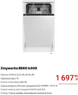Media Expert Zmywarka BEKO b300 oferta