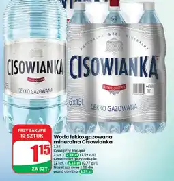 Dino Woda mineralna lekko gazowana Cisowianka oferta