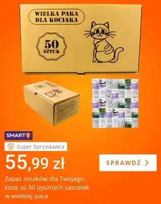 Karma dla kota w saszetkach Wielka Paka dla Kociaka