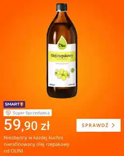 Allegro Olej rzepakowy nierafinowany Olini oferta