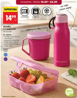 Biedronka Butelka lub pojemnik na lunch Makamaka oferta