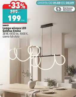 Biedronka Lampa wisząca LED Goldlux Emma Sanico oferta