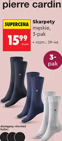 Biedronka Skarpety męskie Pierre Cardin, 3-pak oferta