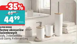 Biedronka Altom Design Zestaw akcesoriów łazienkowych oferta