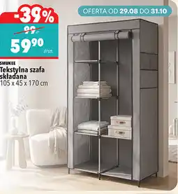 Biedronka Smukee Tekstylna szafa składana oferta