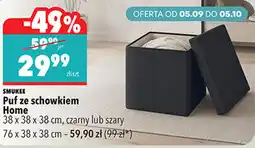 Biedronka Smukee Puf ze schowkiem Home oferta