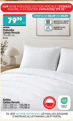 Biedronka Poduszka Cotton Percale Wendre oferta
