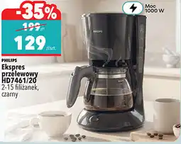 Biedronka PHILIPS Ekspres przelewowy HD7461/20 oferta