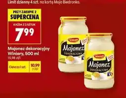 Biedronka Majonez dekoracyjny Winiary 500 ml oferta