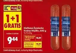 Biedronka Kiełbasa Żywiecka Kraina Wędlin 600 g oferta