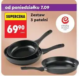 Biedronka Zestaw 3 patelni oferta