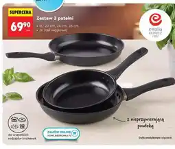 Biedronka Zestaw 3 patelni oferta