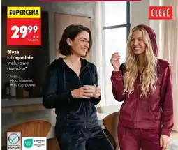 Biedronka Bluza lub spodnie welurowe damskie oferta