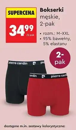 Biedronka Bokserki męskie , 2 pak oferta